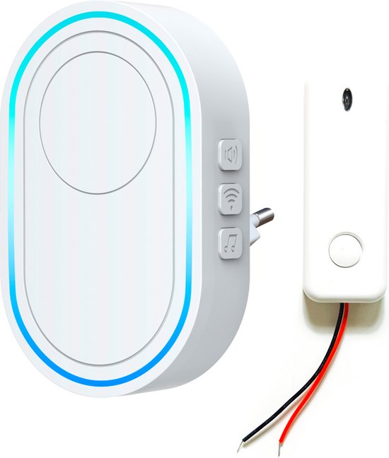 Doorsafe 6605 | WiFi gong (chime) + 433Mhz zender voor Doorsafe internet camera deurbellen van Merkloos