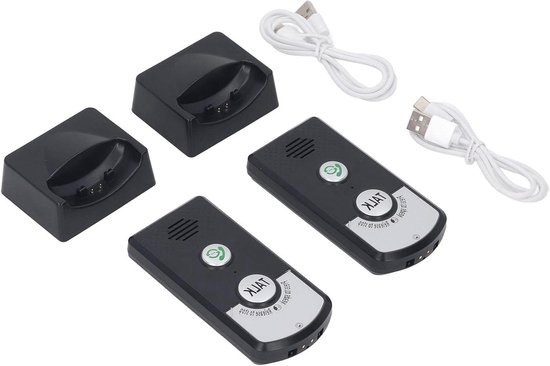 Draadloos Intercom Deurbel Systeem met 2 Weg Voice Communicatie en Groot Bereik