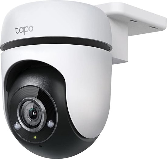 Draadloze bewakingscamera voor buiten 360 graden resolutie 1080p bewegingsdetectie nachtzicht tot 30 m biweg audio sirene compatibel met Alexa en Google FHD 1080P360 van Foscam
