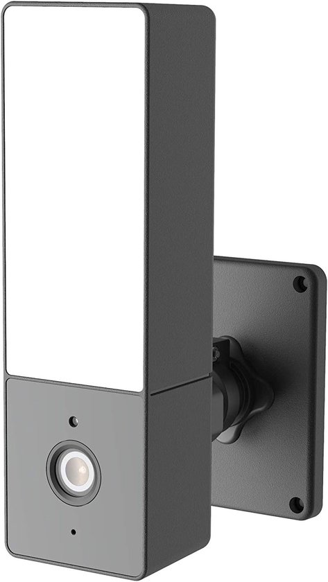 Draadloze Buiten Camera - Beveiligingscamera IP65 - Huis Beveiligen - Automatische Verlichting Nachtzicht - 11cm Hoog - Antraciet