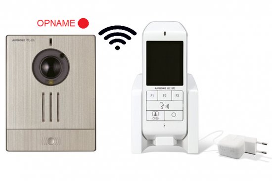 Draadloze deurbel met camera via DECT technologie - batterijen inbegrepen van Gigaset