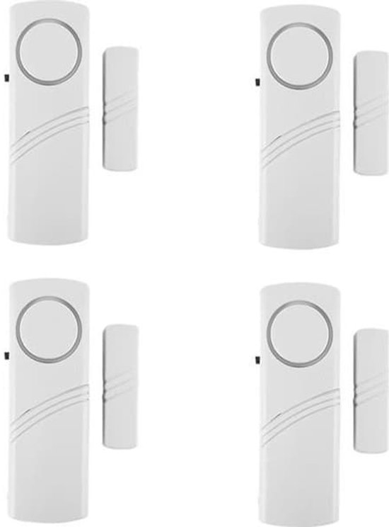 Draadloze deurbel voor ramen en deuren, geschikt voor omgevingen met een hoog geluidsniveau; deursensor, geschikt voor thuisgebruik.