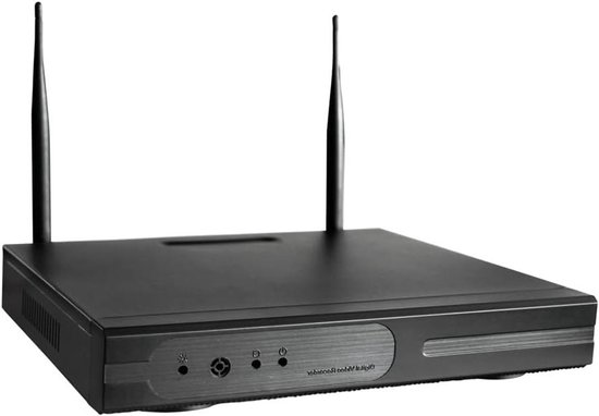 Draadloze NVR Recorder - Bewakingsrecorder IP Camera - CCTV Beveiliging - Fijne Afwerking - 10 Kanalen - Zwart van Merkloos