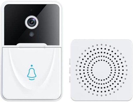 Draadloze Video Deurbel Camera Visuele Smart Security Deurbel met Bewegingsdetectie Nachtzicht 2-weg Audio Real-Time Monitoring