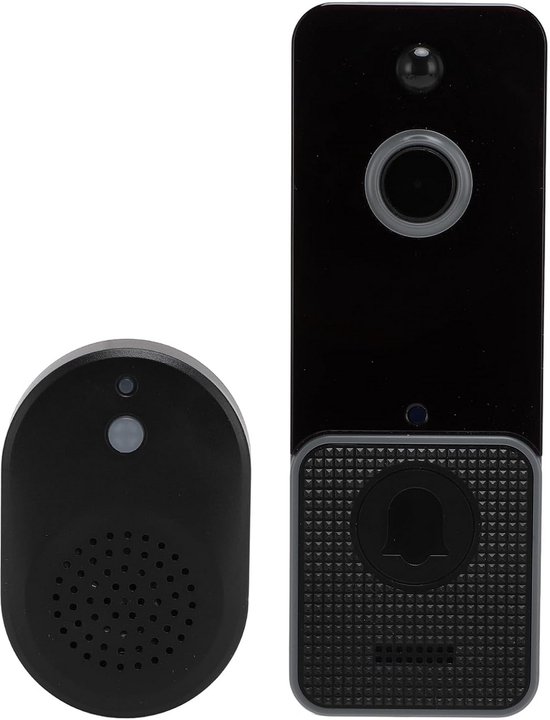 Draadloze Video Deurbel met 1080P HD, 5G WiFi, Nachtzicht en Bewegingsdetectie