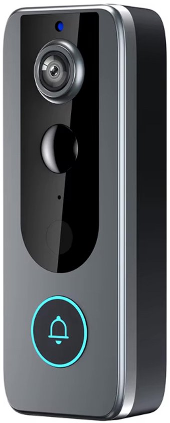 Draadloze Video Deurbel met Camera - Bewegingsdetectie - Nachtzicht - Waterdicht - Full HD 1080P - Lange Batterijduur - Smart Video doorbell van Merkloos