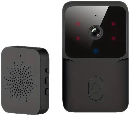 Draadloze videodeurbelcamera met, tweerichtingsaudio, Tuya slimme videodeurbel, wifi, tweeweg intercom, huisbewaking