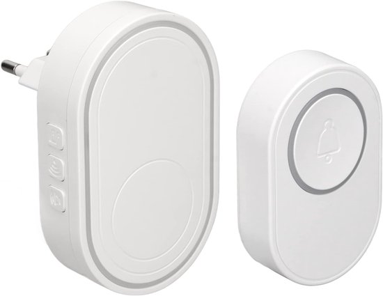 Draadloze WiFi Deurbel met Sirene en 58 Beltonen - Huisbeveiligingsalarm met Instelbaar Volume van Merkloos