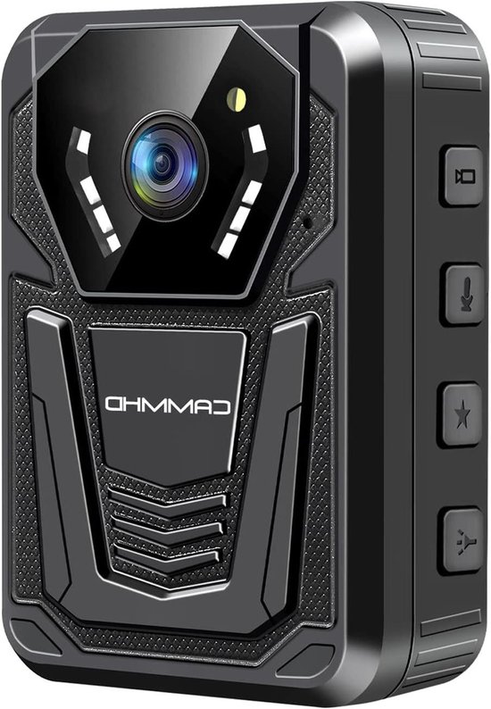 Draagbare Camera - Bodycam HD - Beelden Vastleggen - Nachtzicht Infrarood - 32 GB Opslag - Zwart