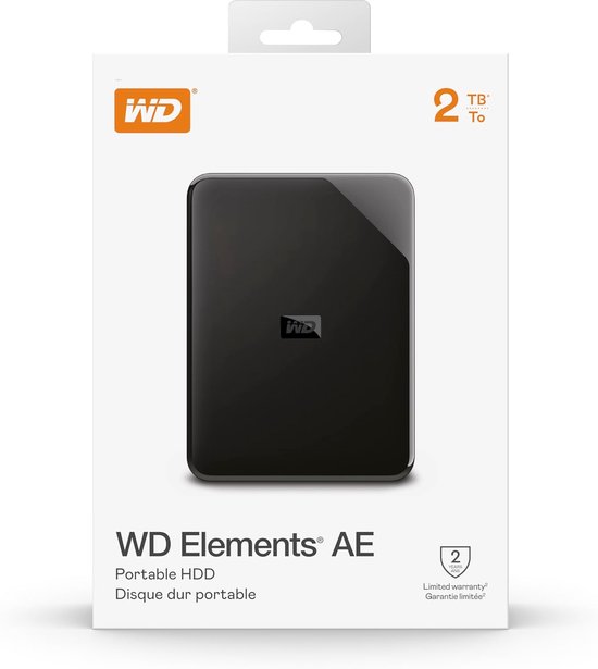 Draagbare Externe Harde Schijf 2TB - USB 3.2 Gen 1 - Plug & Play Back-up van Merkloos