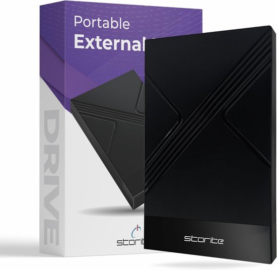 Draagbare Externe Harde Schijf 500GB USB-C 3.1 Snelle Back-up Opslag voor PC, Laptop, Mac & Telefoon