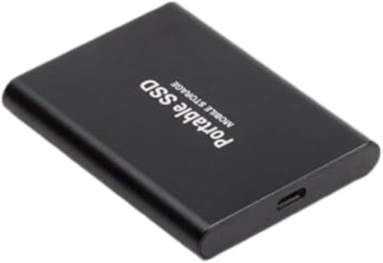 Draagbare Externe Schijf - Snelle Opslag - Data Back-up - Schokbestendig Ontwerp - 2.5 Inch Vorm - Zwart