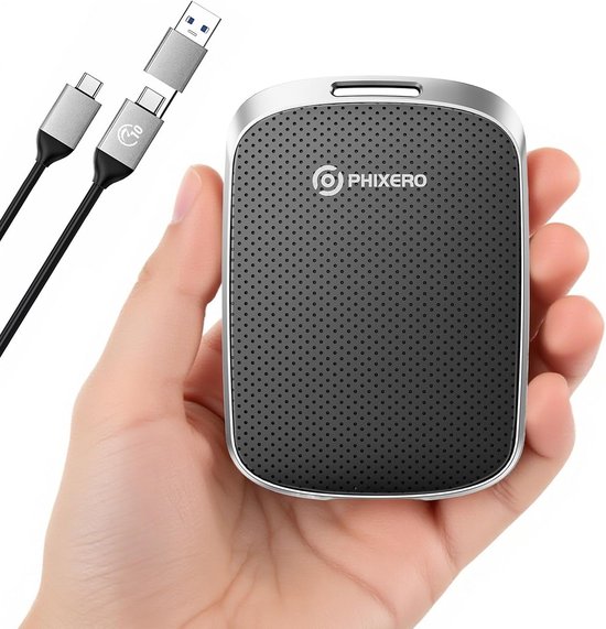 Draagbare Externe SSD 1TB USB-C Hoge Snelheid voor Laptop en Smartphone van Merkloos