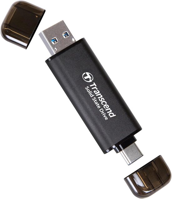 Draagbare externe SSD-harde schijf 2 TB met USB-C en USB-A - Hoge snelheid en veelzijdige compatibiliteit van Merkloos