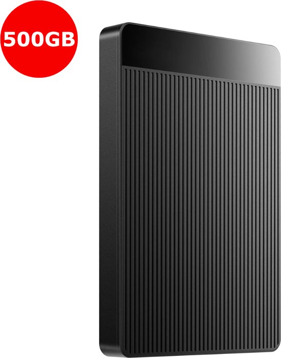 Draagbare Harde Schijf Extern PS5 500GB - Dunne Externe Harde Schijf Geschikt Voor PS5/PS4/PC - PS5 Opslag 2.5 Inch Zwart van Merkloos
