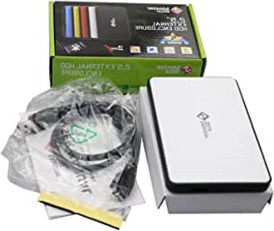 Draagbare Harde Schijf - Externe Opslag - Bestanden Opslaan - Supersnelle USB 3.0 - 80 GB - Wit