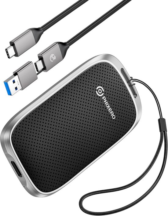 Draagbare SSD 2TB Zwart Hoge Snelheid van Merkloos