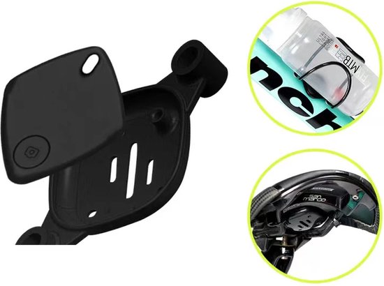 DrPhone ATH2 Fietst/E-Bike Houder Anti-Diefstal + Houder - Beschermhoes - Geschikt voor Samsung SmartTag– Traceerbaar – Zwart van DrPhone