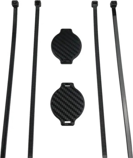 DrPhone ATH3 Fietst/E-Bike Houder Anti-Diefstal + Houder - Geschikt voor Airtag – Traceerbaar – Zwart van DrPhone