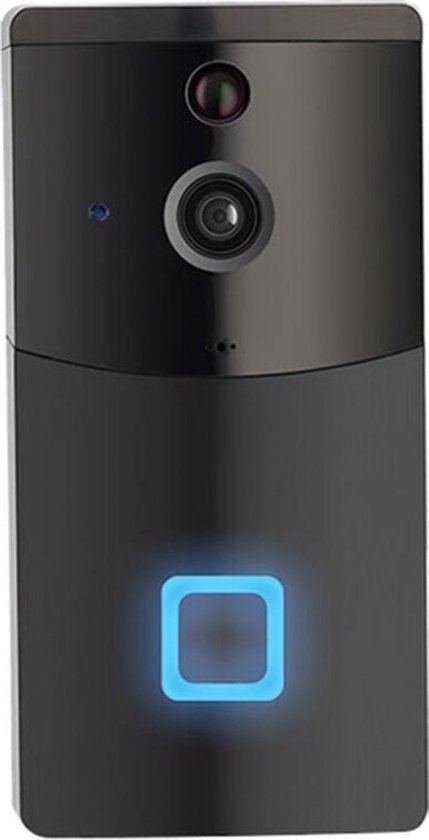 DrPhone SMARTCAM4 - Video Deurbel 1080P Draadloze Intercom TUYA / SmartLife - Camera - Smart Home - Zwart van Merkloos