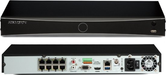 DS-7608NXI-I2/8P/S(E) - ACUSENSE max 8 x 12MP IP Camera's met PoE van Merkloos