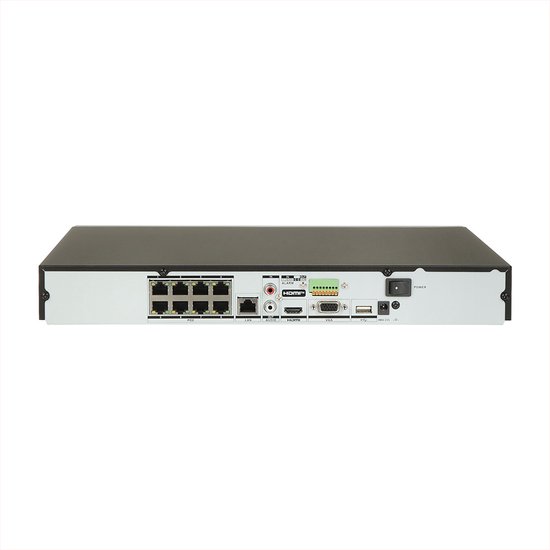 DS-7608NXI-K2/8P - 8x max 12MP AcuSense 2x Bay - HDD - PoE van Hikvision