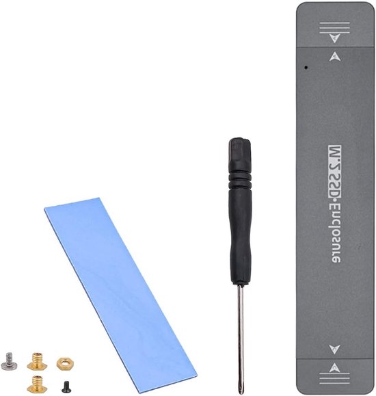 Dual Protocol Adapter Kaarten M.2 NGFF & NVME naar USB 3.2/Type C Converter voor M.2 Hardeschijven en SSD's van Merkloos