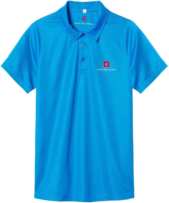 DucaDelCosma - Heren Polo - Blauw - Maat L van DucaDelCosma