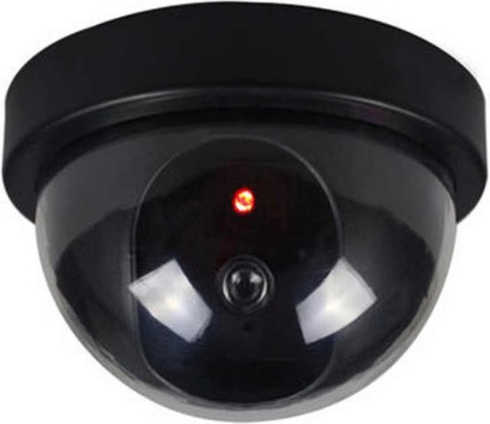 Dummy Beveiligingscamera 4 Stuks - Draadloze Nep Camera - Plafondcamera - Met LED van Merkloos