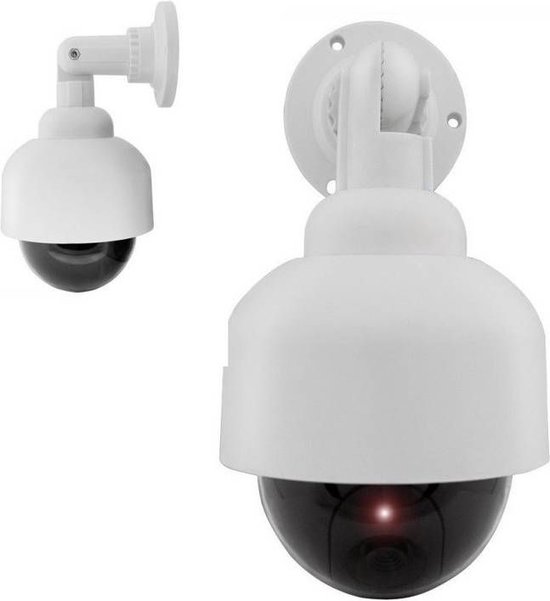 Dummy Beveiligingscamera - Dome - Batterij - Binnen en buiten - Wit van Smartwares