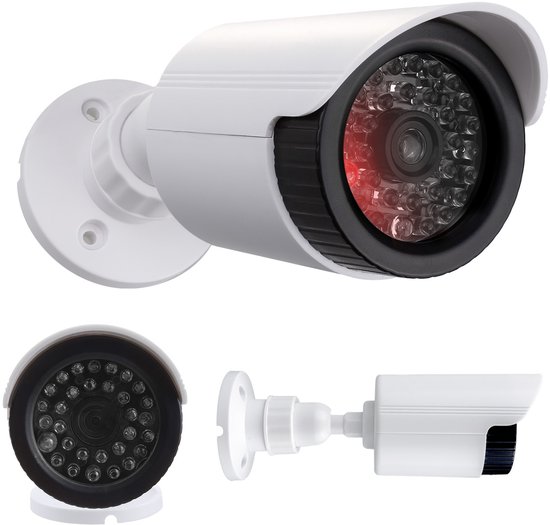 Dummy camera IR-LED's - IR-LED's, wit, voeding 2xAA (niet meegeleverd), ABS, IR1800 W van Smartwares