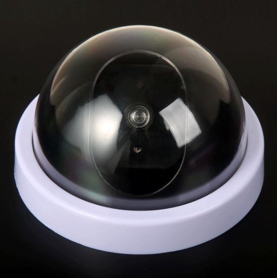 Dummy camera - Wit - Beveiligingscamera met LED indicator - Voor binnen en buitengebruik - Nep camera professioneel van Smartwares
