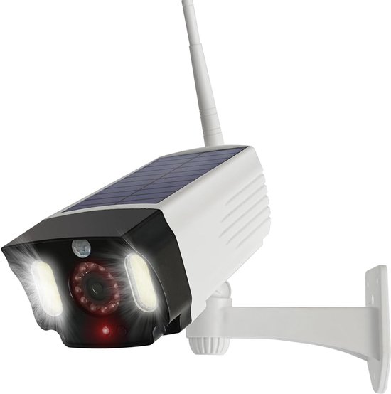 Dummy CCTV-camera met Zonne-energie en Bewegingssensor voor Buitenverlichting van Elro