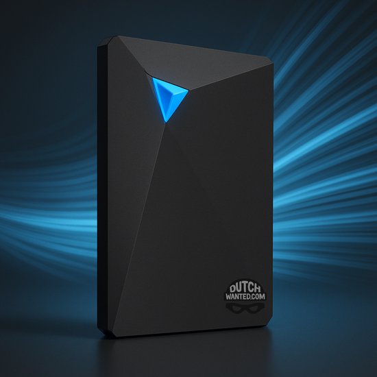 Dutch Wanted Space - Externe Harde Schijf - Harde schijf - Snelle writing speed - 1TB aan Solide State Opslag - Plug and play - Portable storage - Opslag extern pc of laptop - USB 3.2 - Harde schijf expansion van Merkloos
