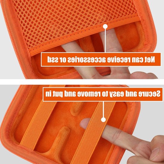 Duurzame Hard Case voor Portable SSD, Bescherming voor Externe Opslag, Schokbestendig en Waterdicht