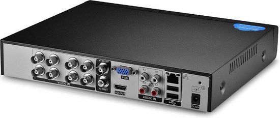 DVR Recorder - 8 Kanaals - 8CH Hoge Resolutie -  DVR - H.264/H.265 - AHD KIT Recorder + 500GB Geheugen van Sannelius