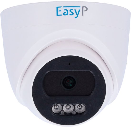 Easy-P EP-IPT210A-2 - Beveiligingscamera voor binnen & buiten - Turret camera - Hikvision compatibel - FullHD - Geen abonnement van Merkloos