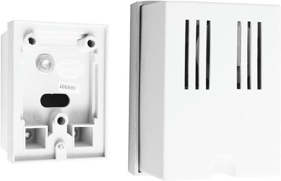 Elektrische Bel - Akoestische Melder - Meldingen Ontvangen - Compact Ontwerp - 60 x 40 x 40 mm - Zwart