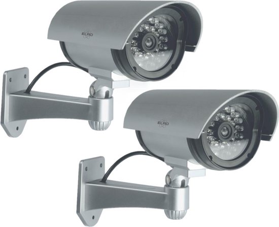 ELRO CDB25S-2 Outdoor Dummy Camera met LED's - 2 Pack van Elro