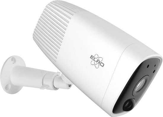 ELRO COB2000 Outdoor Wifi IP Beveiligingscamera op batterij met bewegingsmelder en nachtzicht – Werkt op batterijen – Full HD 1080P Bewakingscamera – IP65 Waterdicht van Elro