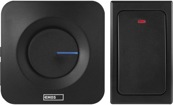 EMOS Draadloze deurbel voor thuisgebruik zonder batterijen, op een stopcontact, P5729B