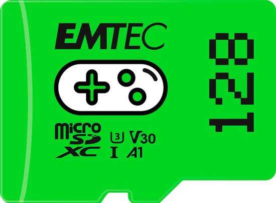 Emtec ECMSDM128GXCU3G flashgeheugen 128 GB MicroSDXC UHS-I van Merkloos