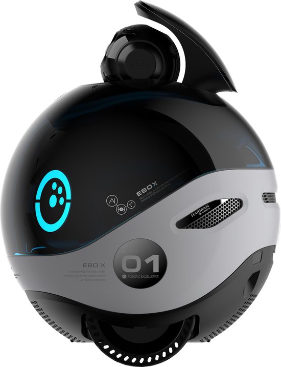 EnaBot - EBO X - Bewakingscamera - Familie/Huisdiergezelschap - 8MP 4K Camera van EnaBot