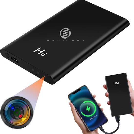 Equivera Verborgen Camera - Spionage Camera - Geheime Camera - Spy Camera - Spycamera - Spion Camera - Verborgen Mini Camera van Equivera