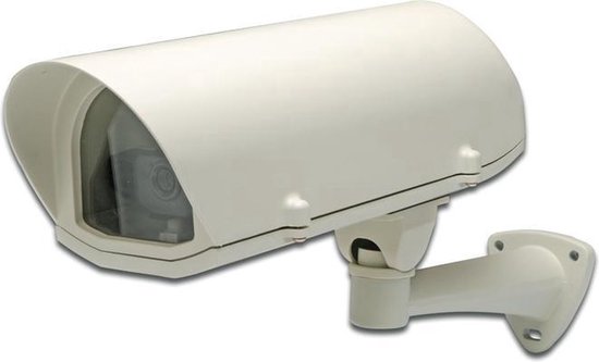 ETIGER® Hufterproof verwarmde camera buiten behuizing met verwarming en beschermde kabeldoorvoer, geschikt voor IP buiten of binnen camera's of analoge camera's. van Merkloos