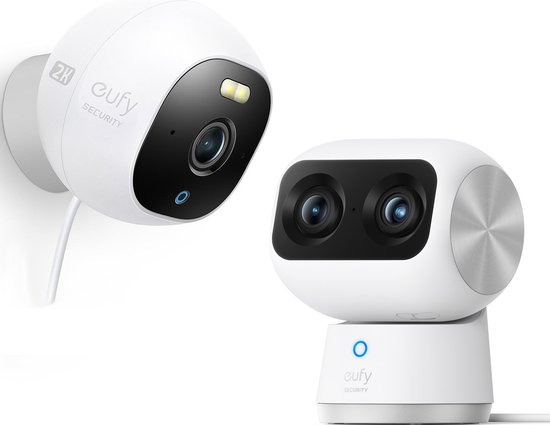 eufy All-In-One C24 Buiten Security Camera with 2K Resolution + eufy indoor Cam S350 4K van Eufy