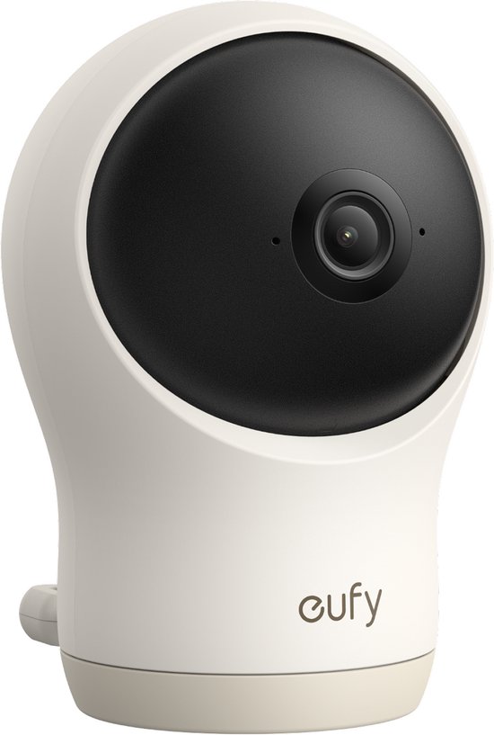eufy Baby Monitor C10 Add-On Camera - 2K HD Resolutie - 4× Zoom - 351° Panoramisch en 60° Kanteling - Nachtzicht, Beweging / Huilen / Geluid / Temperatuursveranderingen, 2-Weg Communicatie, VOX, Witte Ruis van Merkloos