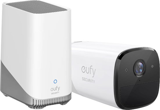 Eufy Cam 2 Pro 2K Draadloze Beveiligingscamera + Eufy HomeBase 3 S380 - Bundelvoordeel van Eufy