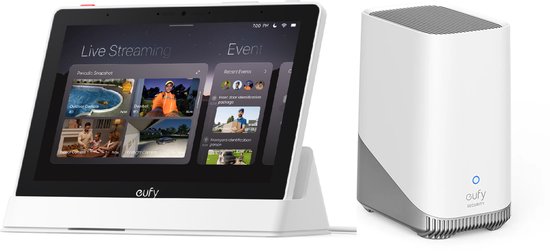 eufy E10 Smart Display-Slimme Home Hub + eufy Security HomeBase 3 S380 basissysteem - Bundelvoordeel van Eufy
