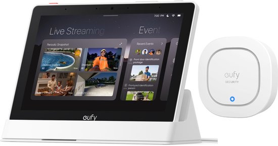 eufy E10 Smart Display-Slimme Home Hub + eufy Security Siren (105 dB Draadloos Alarm) - Bundelvoordeel van Eufy